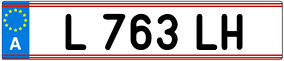 Truck License Plate